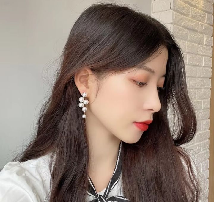 INSIOX - Faux Pearl Drop Earings