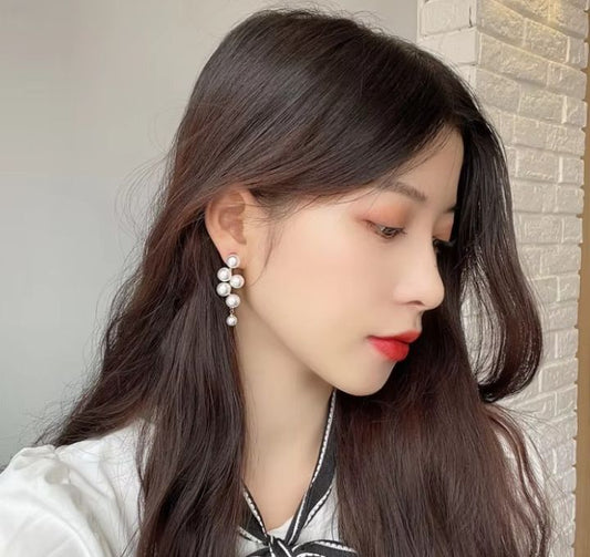 INSIOX - Faux Pearl Drop Earings