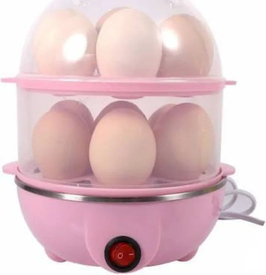 INSIOX Double Layer Egg Boiler With Automatic Off & Double Layer Electric Egg Maker For Boiling,Cooking And Frying The Eggs, Egg Boiler ,Egg Poacher Machine 14 Egg Cooker Egg Steamer