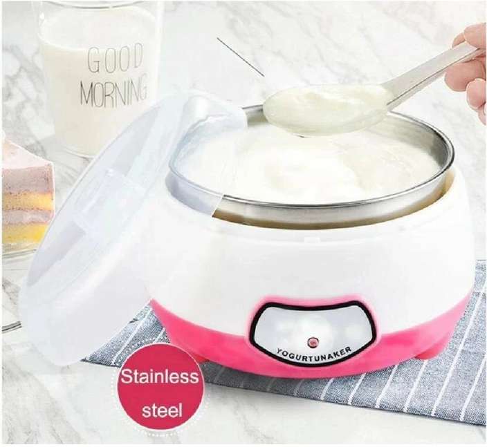 INSIOX Yogurt Maker Machine, Stainless Steel Inner Container Electric Yogurt Maker Stainless Steel 1 Liter Automatic Yogurt Maker