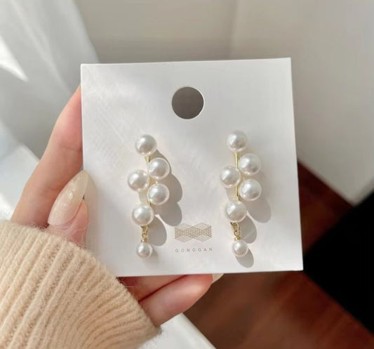 INSIOX - Faux Pearl Drop Earings