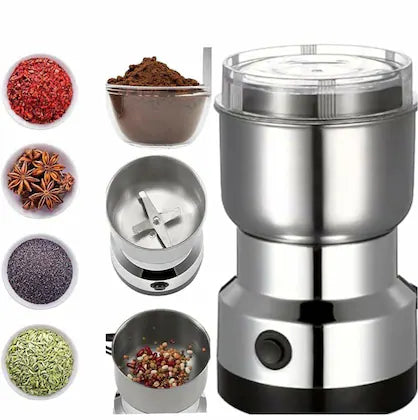 INSIOX Stainless Steel Nima Multifunctional Grinder Smash Machine Coffee Beans Electric Grinder and Coffee Maker Household Electric Mixer Grinder